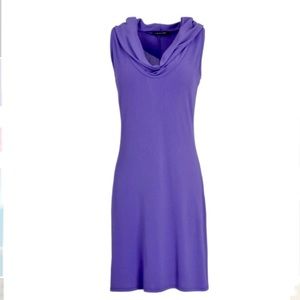 Beautifully Designed Iris Colored Day Dress by Costume National.